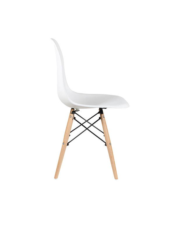 Стул обеденный EAMES DSW WX-503, пластик белый
